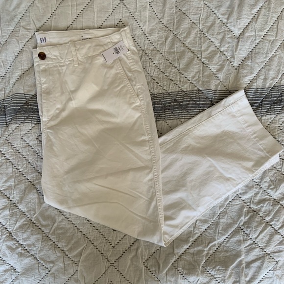 Gap High-rise Straight Khaki NWT - Picture 2 of 9
